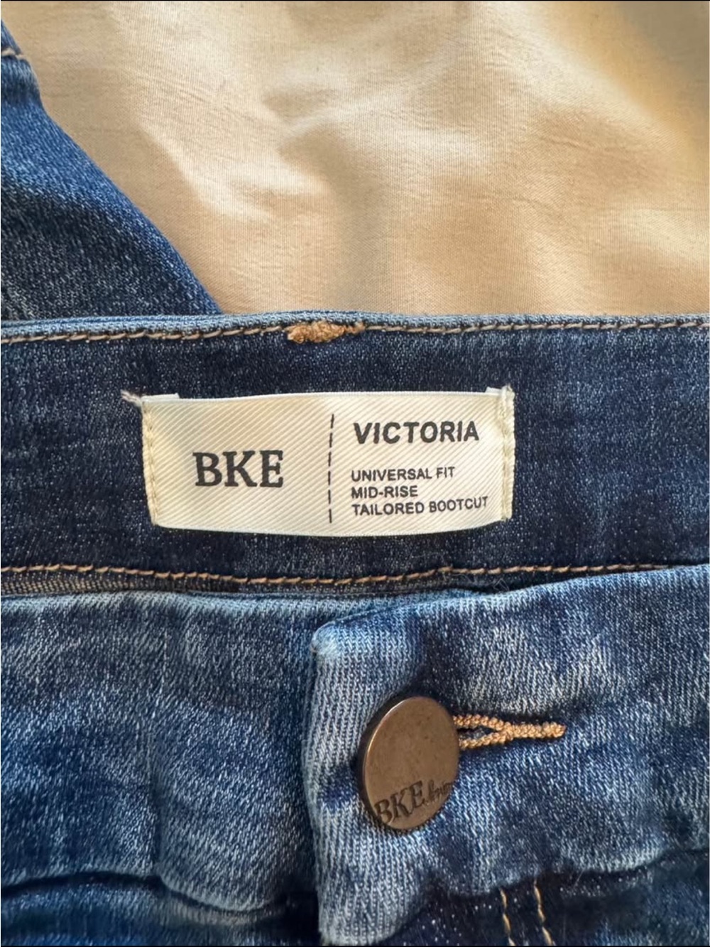 Buckle Women’s Boot Cut Jeans - Faded Blue Denim - Picture 3 of 4